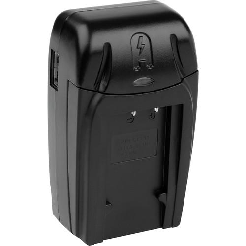 Watson Compact AC DC Charger Kit with Battery Adapter Plate for EN-EL11, LI-60B, D-Li78, DB-80 or DB-L70