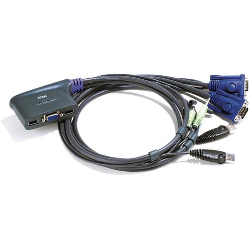 ATEN CS62U 2-Port USB KVM Switch