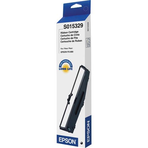 Epson S015329 Black Fabric Ribbon Cartridge for FX-890