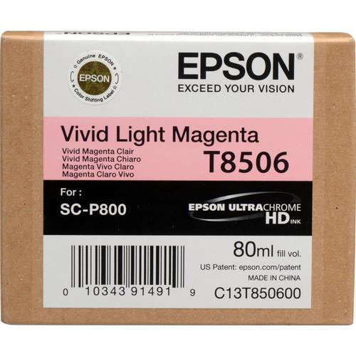Epson T850600 UltraChrome HD Vivid Light Magenta Ink Cartridge