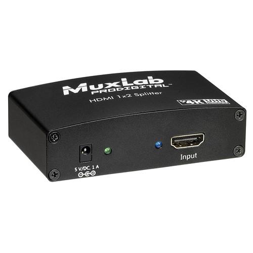 MuxLab HDMI 1 x 2 Splitter, MuxLab, HDMI, 1, x, 2, Splitter
