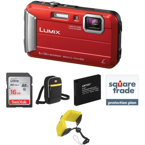Panasonic Lumix DMC-TS30 Digital Camera Deluxe Kit