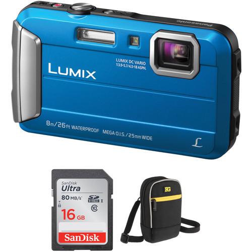 Panasonic Lumix DMC-TS30 Digital Camera with Accessory Kit