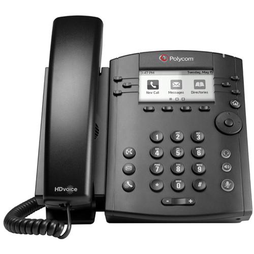 Polycom VVX 300P Business Media Phone with Power Supply