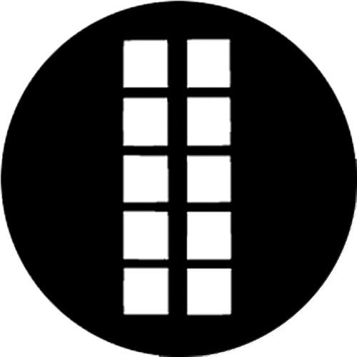 Rosco Standard Steel Gobo #77511 Linear, Size B 86mm