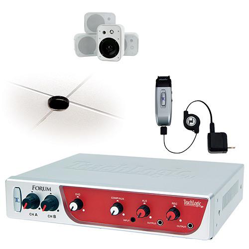 TeachLogic IRF-3150 Forum Wireless System with Sapphire Microphone and 4 Wall-Mount Speakers