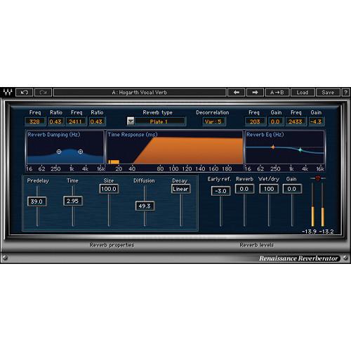 Waves Renaissance Reverb - Classic Reverb Plug-In
