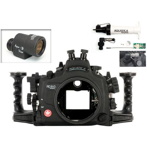 Aquatica AD810 Pro Underwater Housing for Nikon D810 with Aqua VF and Vacuum Check System
