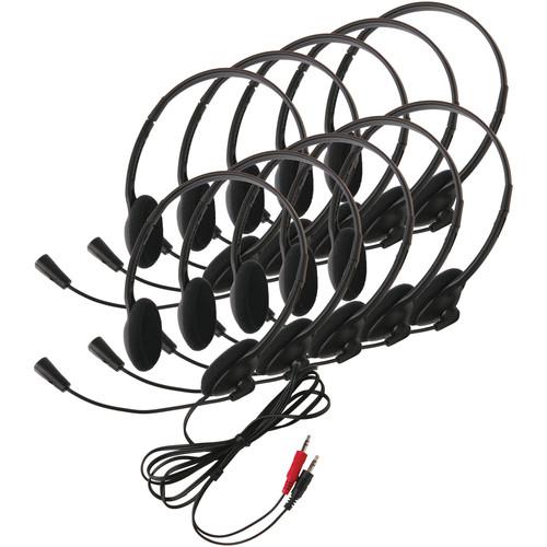 Califone 3065AV-10L Lightweight Personal Multimedia Stereo Headset