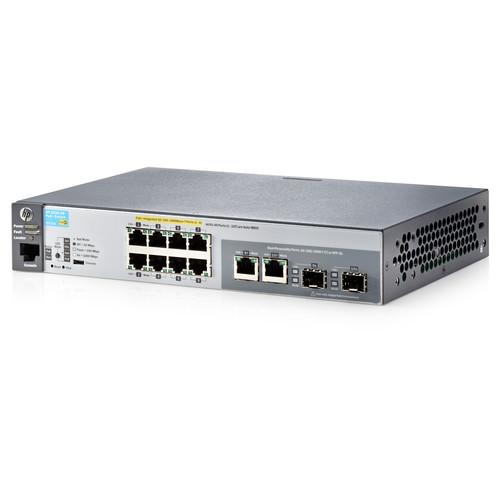 HP 2530-8G-PoE 8-Port Layer 2 Ethernet Switch with Two SFP Slots