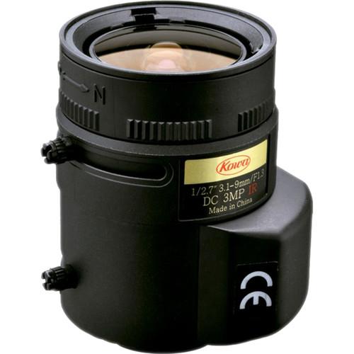 Kowa 1 2.7" CS-Mount 3.1-9mm f 1.3 to 360 DC Auto-Iris IR Lens