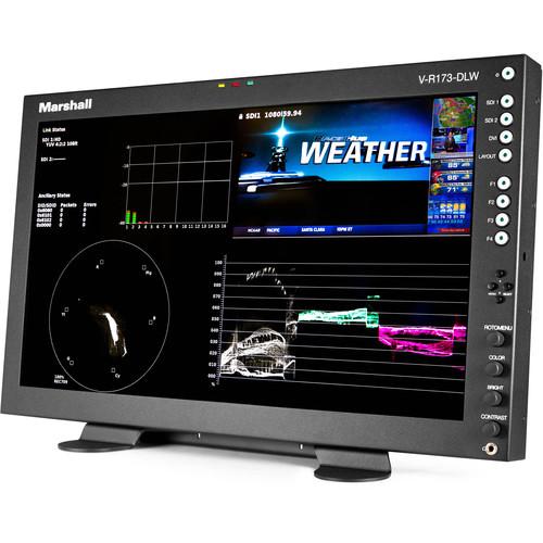 Marshall Electronics 17.3" Desktop Mount Dual Link Waveform Monitor with In-Monitor Display