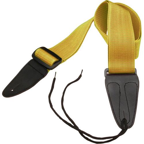 On-Stage GSA10YW Guitar Strap with Leather Ends