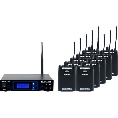 VocoPro SilentPA 16-Channel UHF Wireless Audio Broadcast System