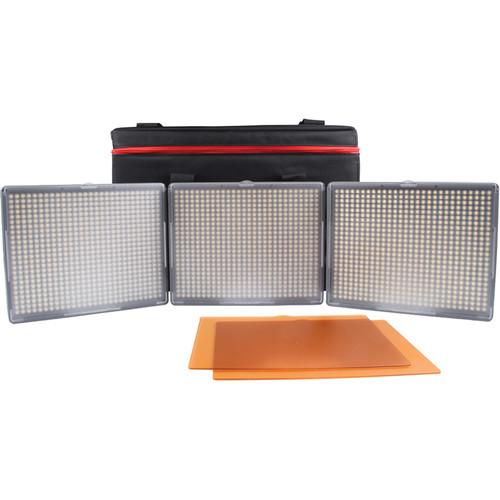 Aputure Amaran 3-Point 2-Daylight Spot, 1-Bi-Color Flood HR672 3-Light Kit