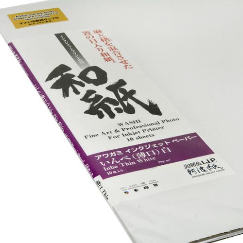 Awagami Factory Inbe Thin White Inkjet Paper