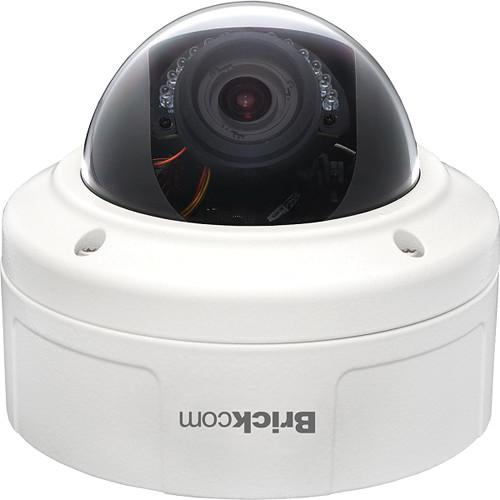 Brickcom VD-300Np 3MP Full HD Outdoor Vandal Dome Network Camera with 3 to 10.5mm Motorized Lens & Built-in Heater