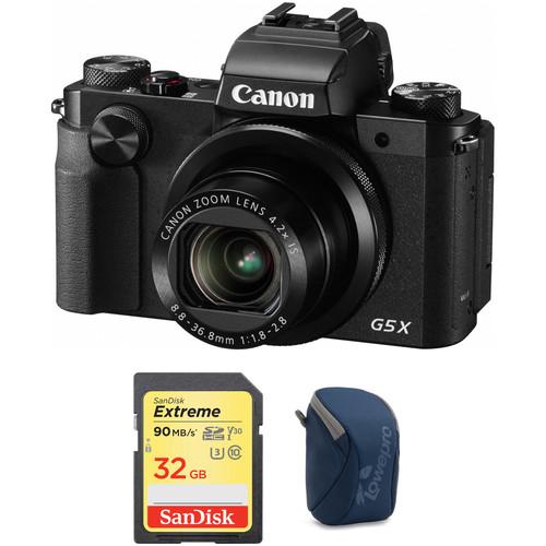 Canon PowerShot G5 X Digital Camera Free Accessory Kit