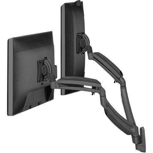 Chief K1W220B Kontour Dynamic Height-Adjustable Dual-Monitor Wall Mount
