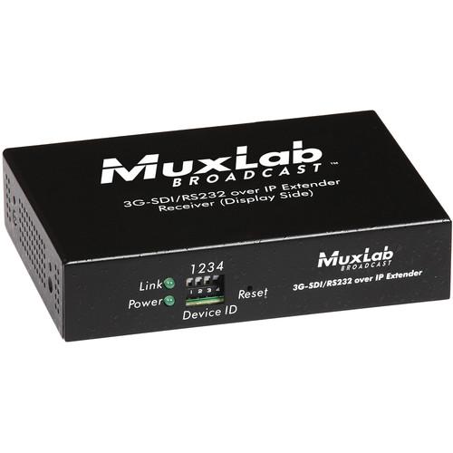 MuxLab 3G-SDI Over IP Receiver Unit with PoE