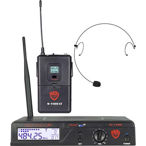 Nady U-1100 HM-10 UHF Omni-Directional Condenser Wireless System with 1 x HM-10 Headworn Microphone