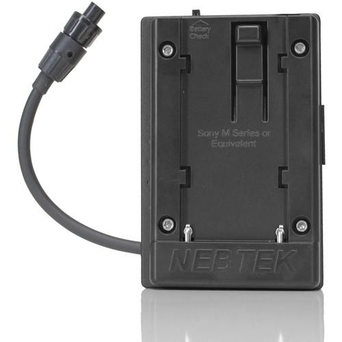 Nebtek Sony M Passthrough DV Battery Plate with AJA Connector