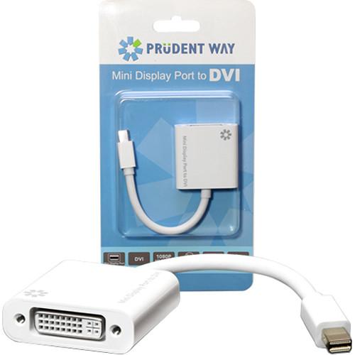 Prudent Way Mini-DisplayPort to DVI Adapter