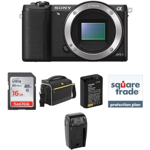 Sony Alpha a5100 Mirrorless Digital Camera Body Deluxe Kit