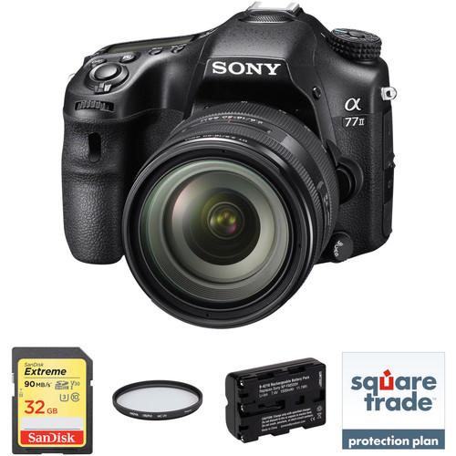 Sony Alpha a77 II DSLR Camera with 16-50mm f 2.8 Lens Deluxe Kit