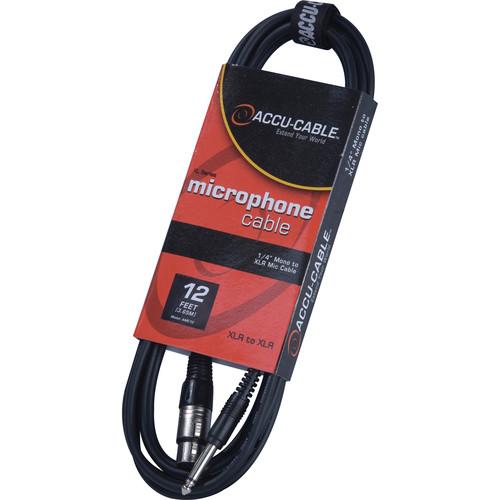 American DJ AMC12 1 4" Mono to XLR Mic Cable