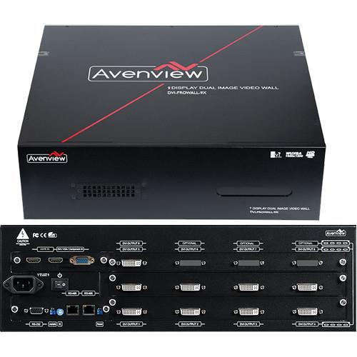 Avenview DVI-PROWALL-9X 9-Display Videowall Processor