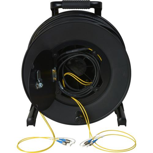 Camplex 4-Channel Fiber Optic Tactical Cable Reel with LC Connectors