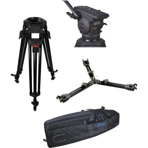 Cartoni Focus 12 Fluid Head with A627 Tripod Legs & Mid-Spreader