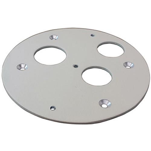 Hanwha Techwin Single Gang Box Converter Plate for Network Dome, Analog Fixed Dome, and IR Dome Cameras