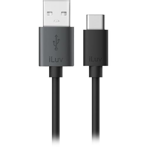 iLuv USB Type-C Male to USB Type-A Male Charge & Sync Cable