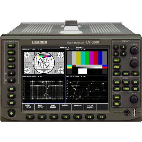 Leader LV5800A HD SD-SDI Multi Monitor Platform with Up to 4 Inputs