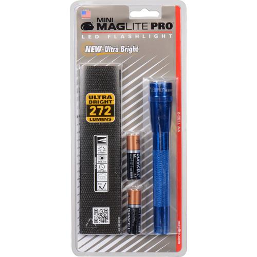 Maglite Mini Maglite Pro LED 2-Cell AA Flashlight v.2 with Holster
