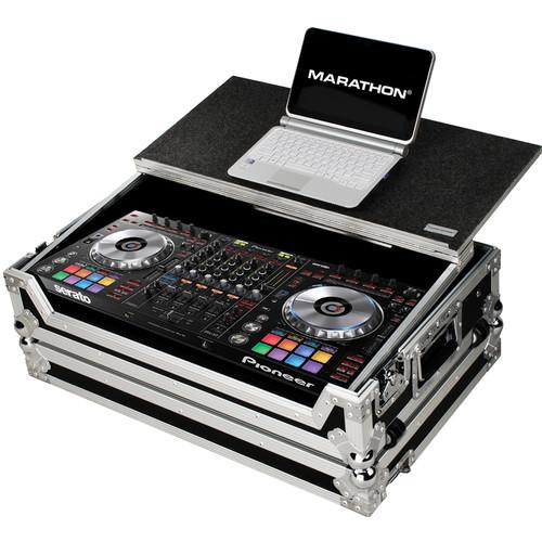 Marathon Flight Case with Sliding Shelf and Wheels for Pioneer DDJ SZ Serato Controller