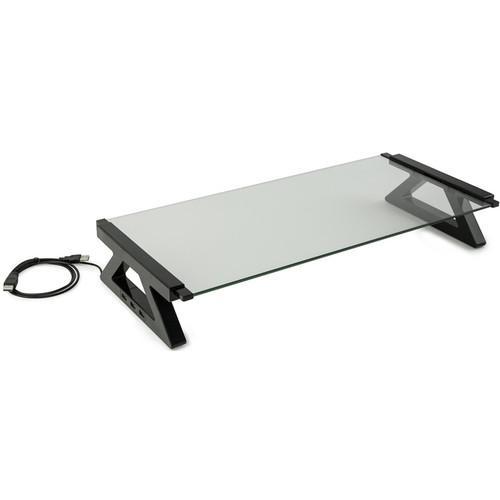 Mount-It! MI-7240 Ergonomic Slim Glass Stand