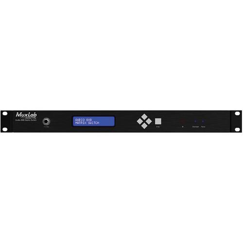 MuxLab 8 x 8 Cat 5e 6 Line Level Audio Matrix Switch