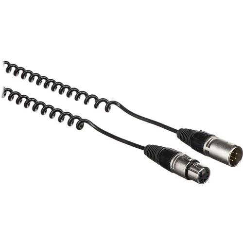 Point Source Audio Expandable Coiled Cable with XLR-5M to XLR-5F for CM-i3 Intercom Headset