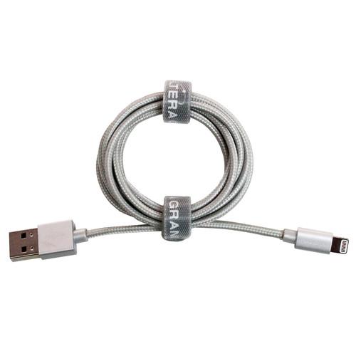 Tera Grand Apple MFi Lightning to USB Braided Cable with Aluminum Housing