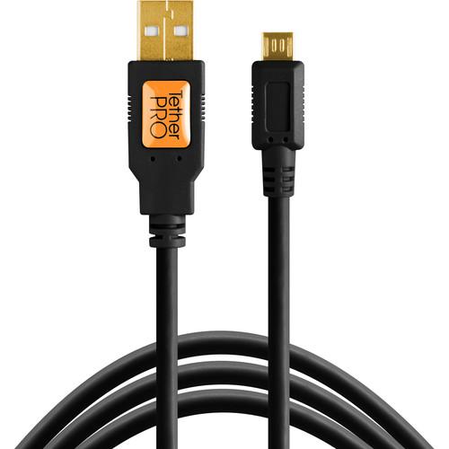 Tether Tools TetherPro USB 2.0 A Male to Micro-B 5-Pin Cable