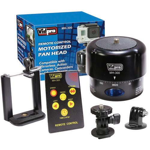Vidpro MH-300 Motorized Pan Head with Remote Control