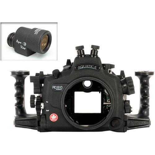 Aquatica AD810 Pro Underwater Housing for Nikon D810 with Aqua VF