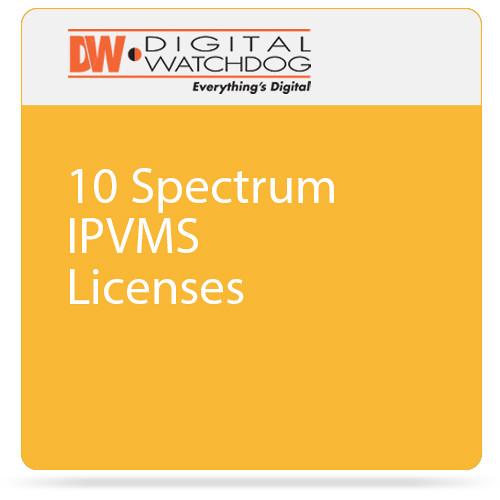 Digital Watchdog 10 Spectrum IPVMS Licenses
