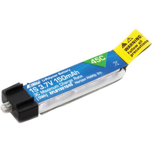 E-flite 150mAh 1S 3.7V 45C LiPo Battery for RC Models