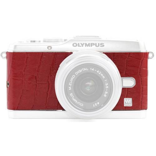 Japan Hobby Tool Camera Leather Decoration Sticker for Olympus PEN E-P3 Mirrorless Camera