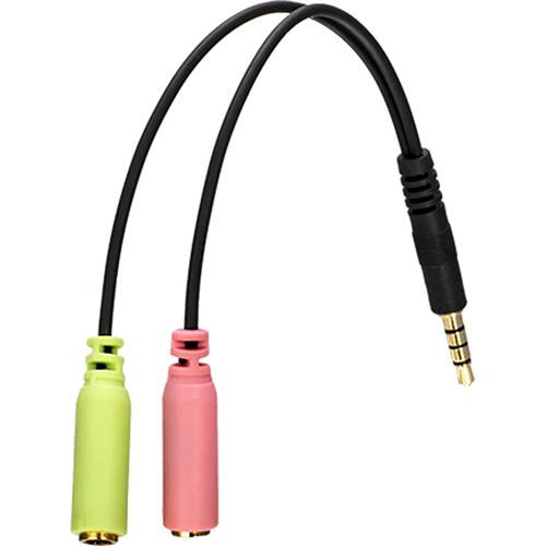 Kingwin HPS-185 3.5mm Combo Microphone & Headphone Splitter Cable
