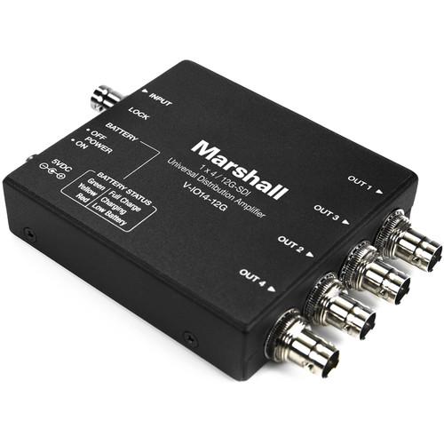 Marshall Electronics 12G-SDI 1 x 4 Universal Distribution Amplifier